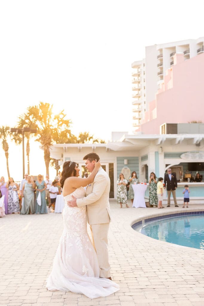 Bride and groom's first dance at wedding | Madison Abernathy Photography